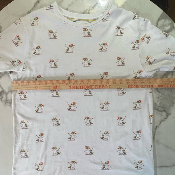 Denim & Flower Magical Designer Tee, Multicolor, Dabbing Unicorn, Large, PRIDE - Picture 10 of 10